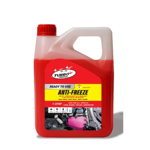 Turbo Premium Anti Freeze – 4 Liter Red